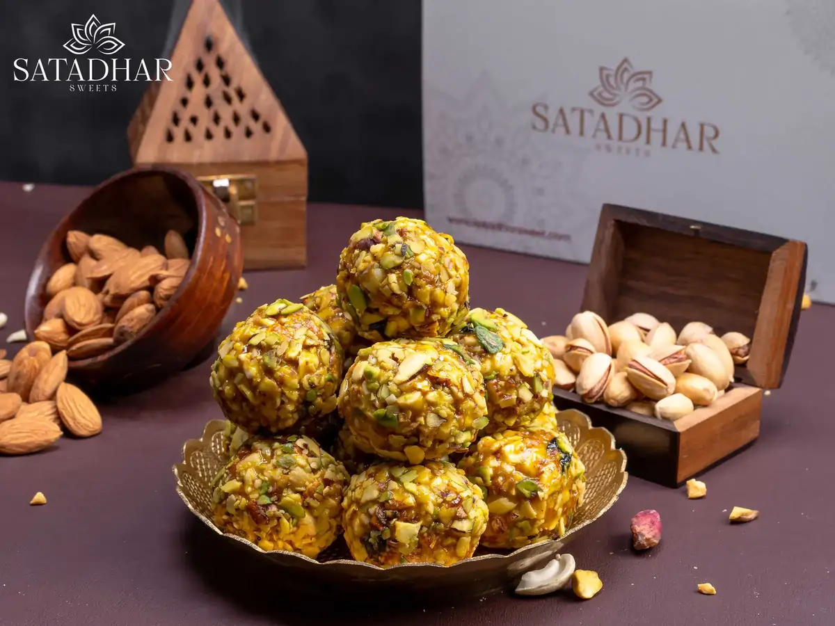 DRYFRUIT LADDU - SATADHAR SWEETS - Image 2