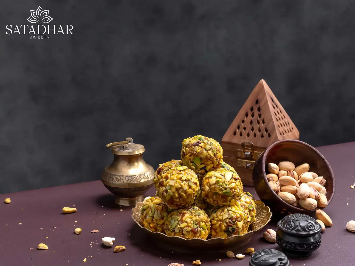 DRYFRUIT LADDU - SATADHAR SWEETS - Image 4