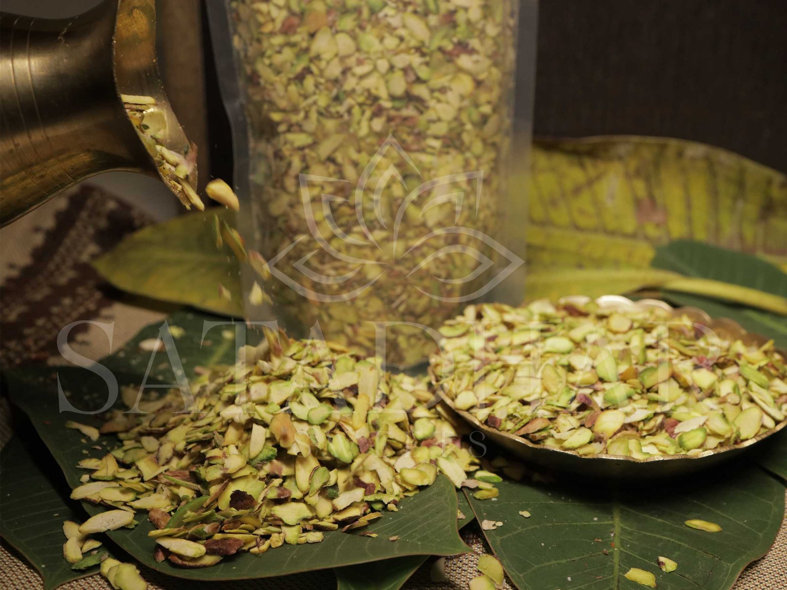 Delicate Pistachio Slices | Premium Quality Pista Slice | Pistachios Flakes - Satadhar Sweets - Image 4