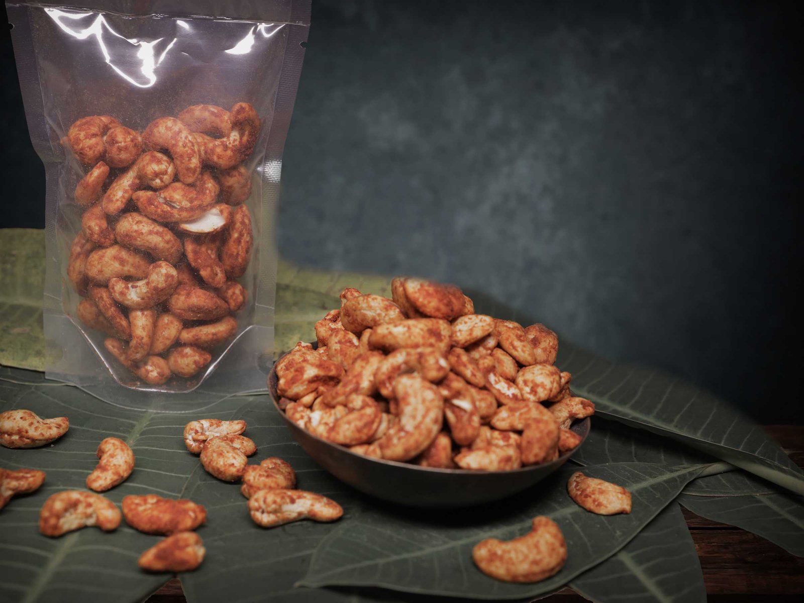 Spicy Cashews Nuts | Masala Kaju | Roasted Spicy Cashew - Satadhar Sweets - Image 3