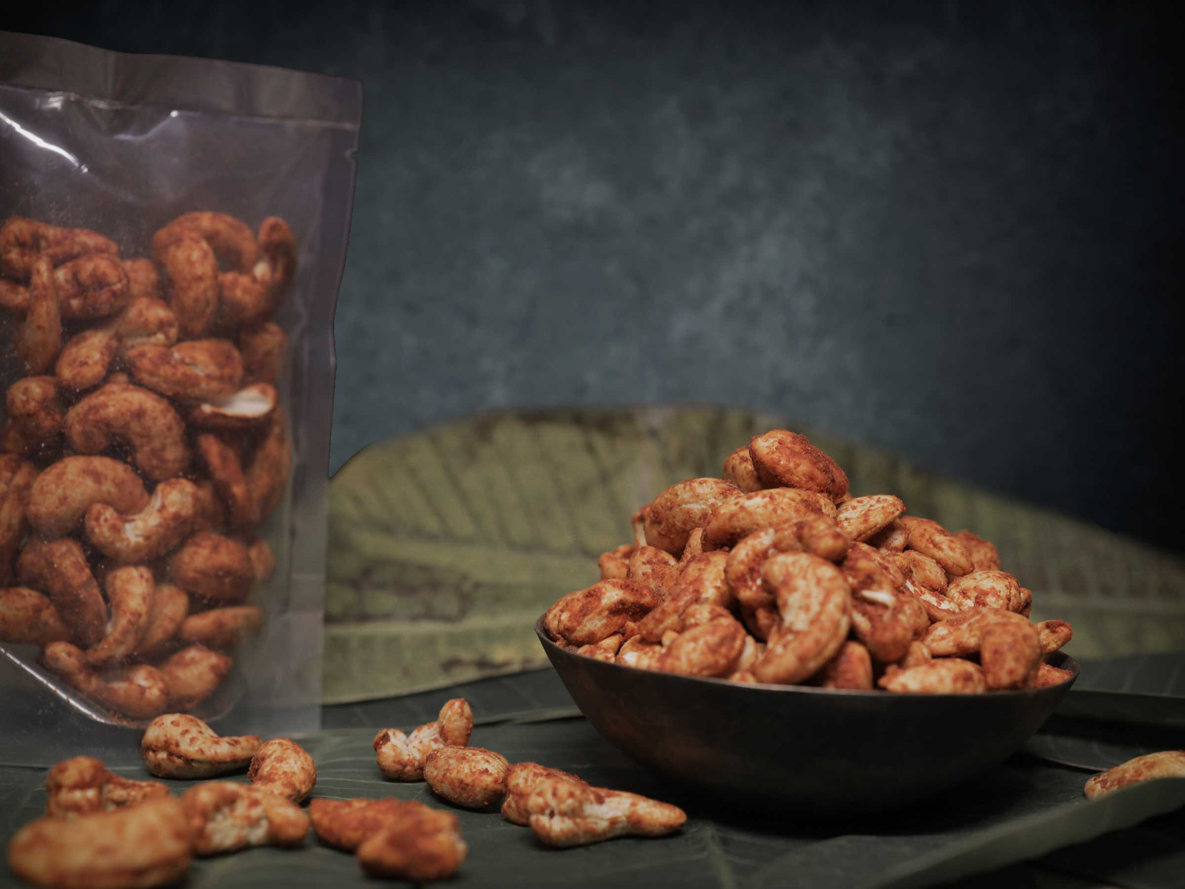 Spicy Cashews Nuts | Masala Kaju | Roasted Spicy Cashew - Satadhar Sweets